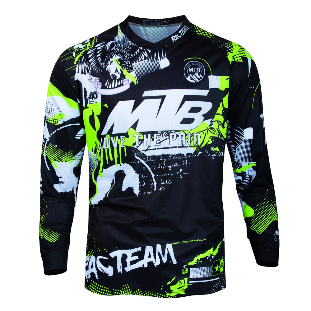 Mountain Biking Shop - Camisa de Ciclismo de Manga Longa