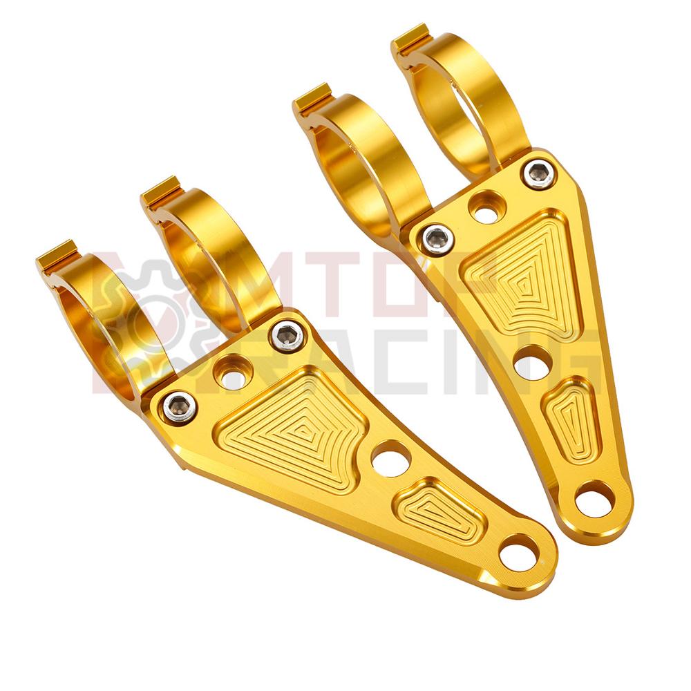 Mountain Biking Shop - Motocicleta CNC Headlight Mount Bracket, Fork