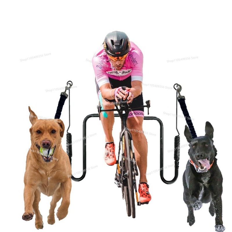 Mountain Biking With Dog - Coleira para Cães para Bicicleta, Coleira