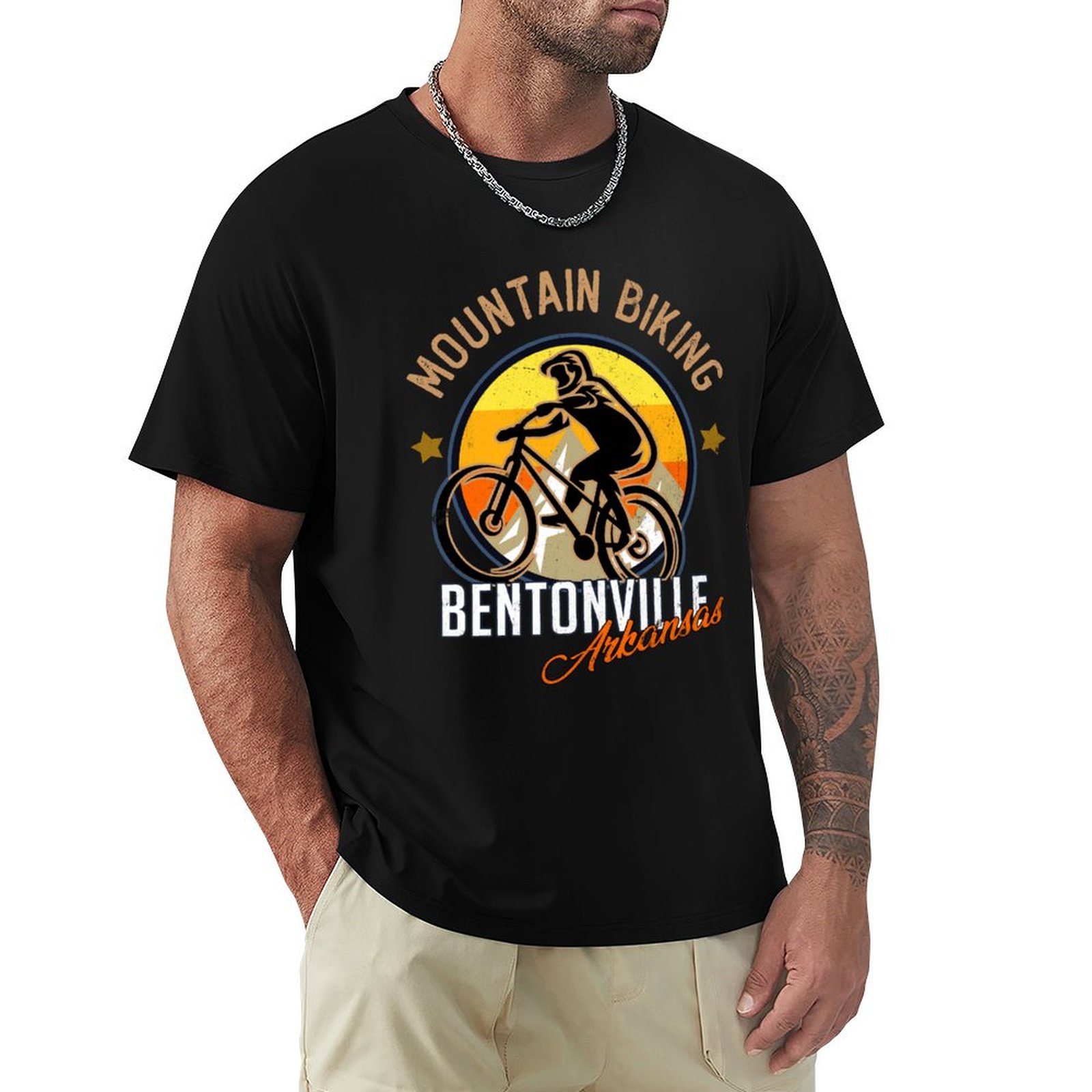 Mountain Biking In Arkansas - Camiseta de ciclismo de montanha Bentonville