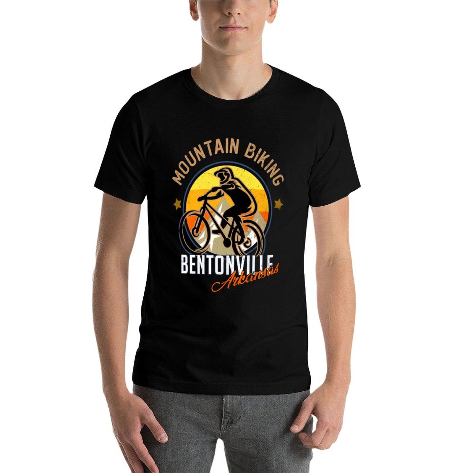 Camiseta de ciclismo de montan - Mountain Biking In Arkansas avaliação e preço