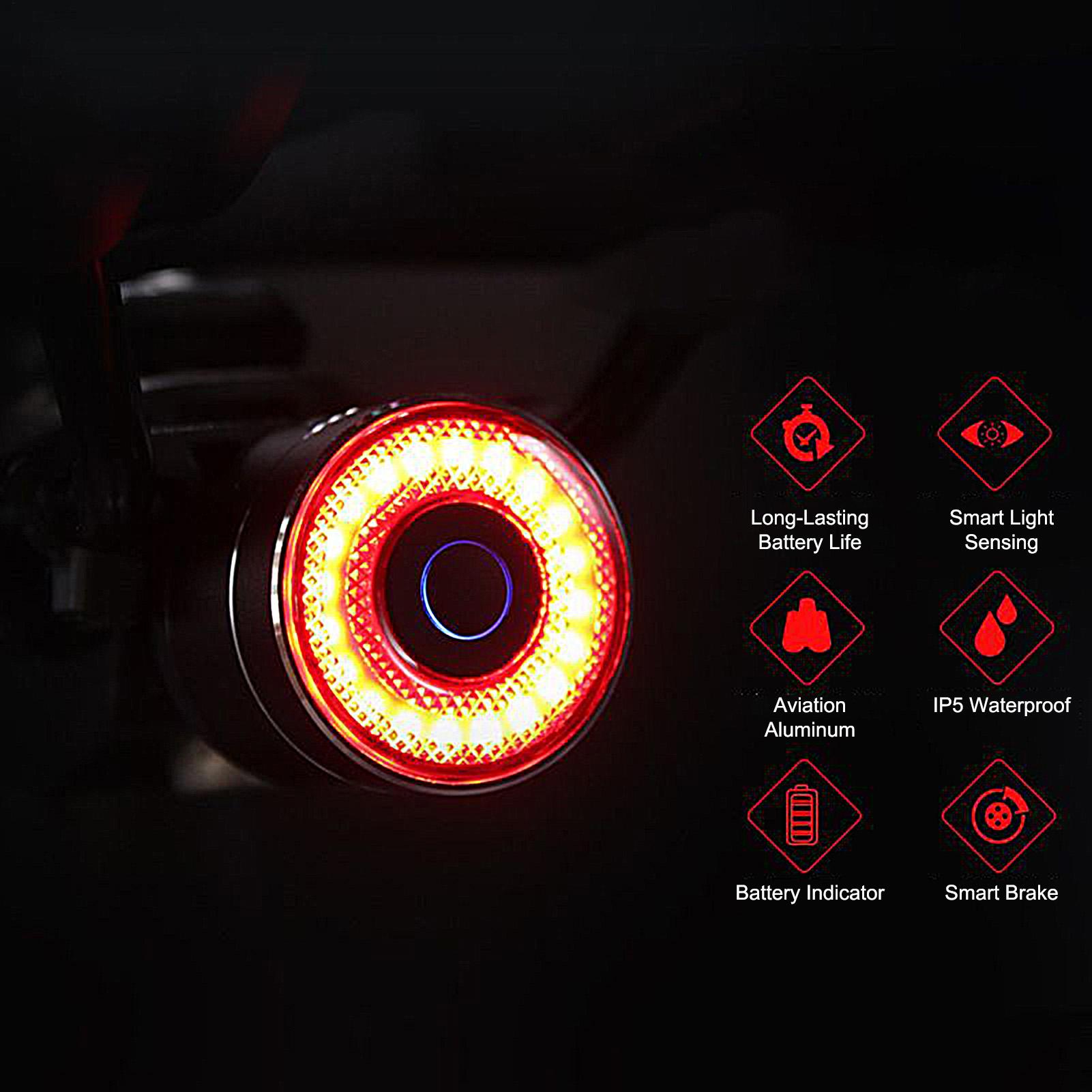 Luz traseira da bicicleta inte - Mountain Biking Camp avaliação e preço