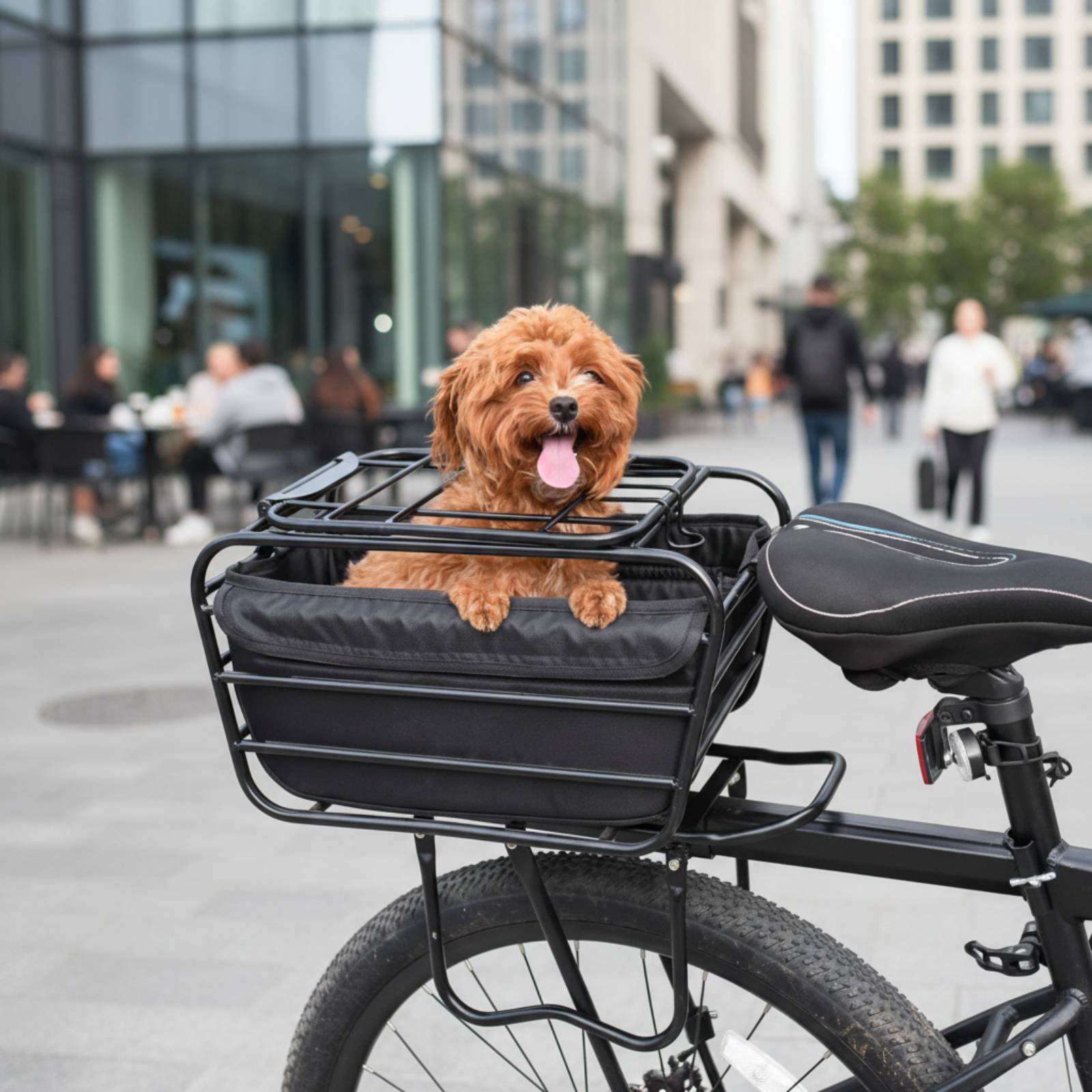 Cesta de Bicicleta com Alça pa - Mountain Biking With Dog avaliação e preço
