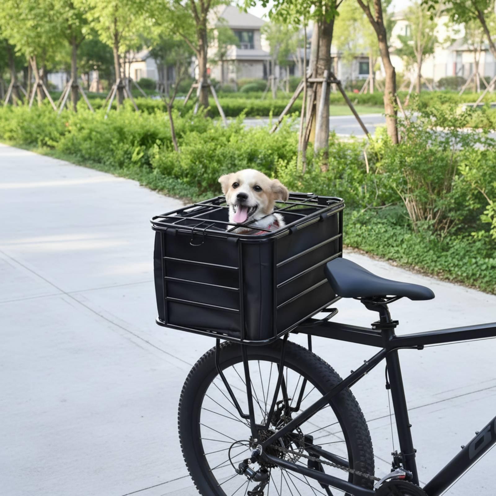 Cesta de Bicicleta com Alça pa - Mountain Biking With Dog avaliação e preço