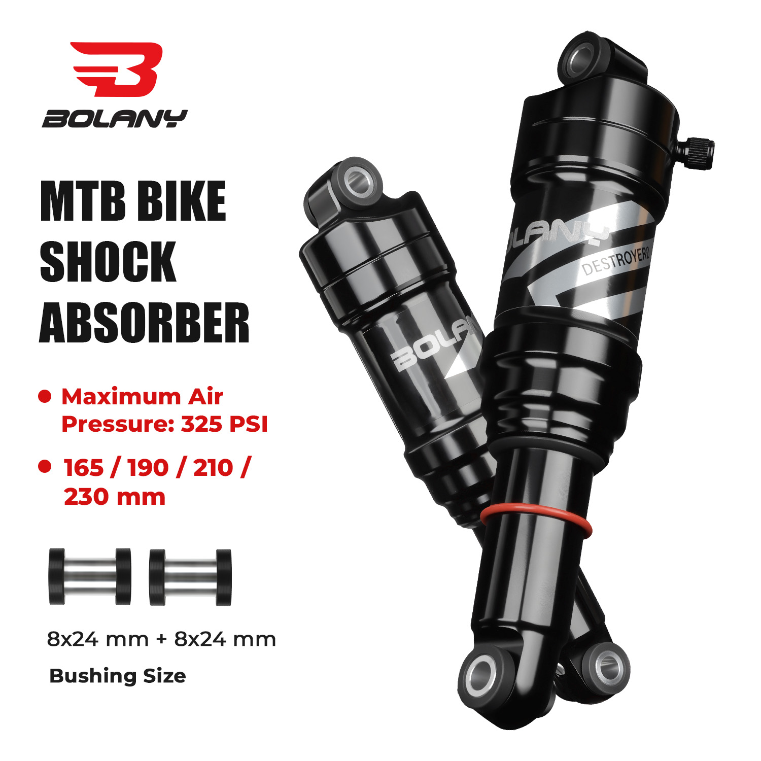 Amortecedor Traseiro de Ar BOL - Mountain Biking Trails avaliação e preço