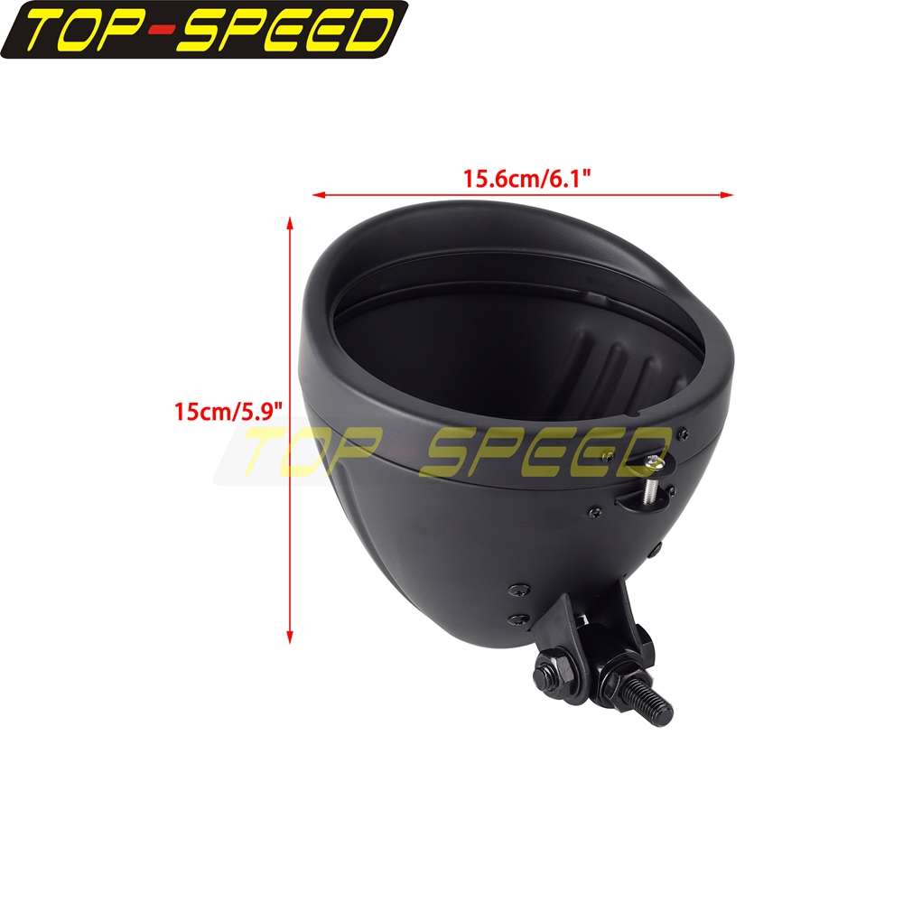 Preto/cromado farol da motocic - Mountain Biking Shop avaliação e preço