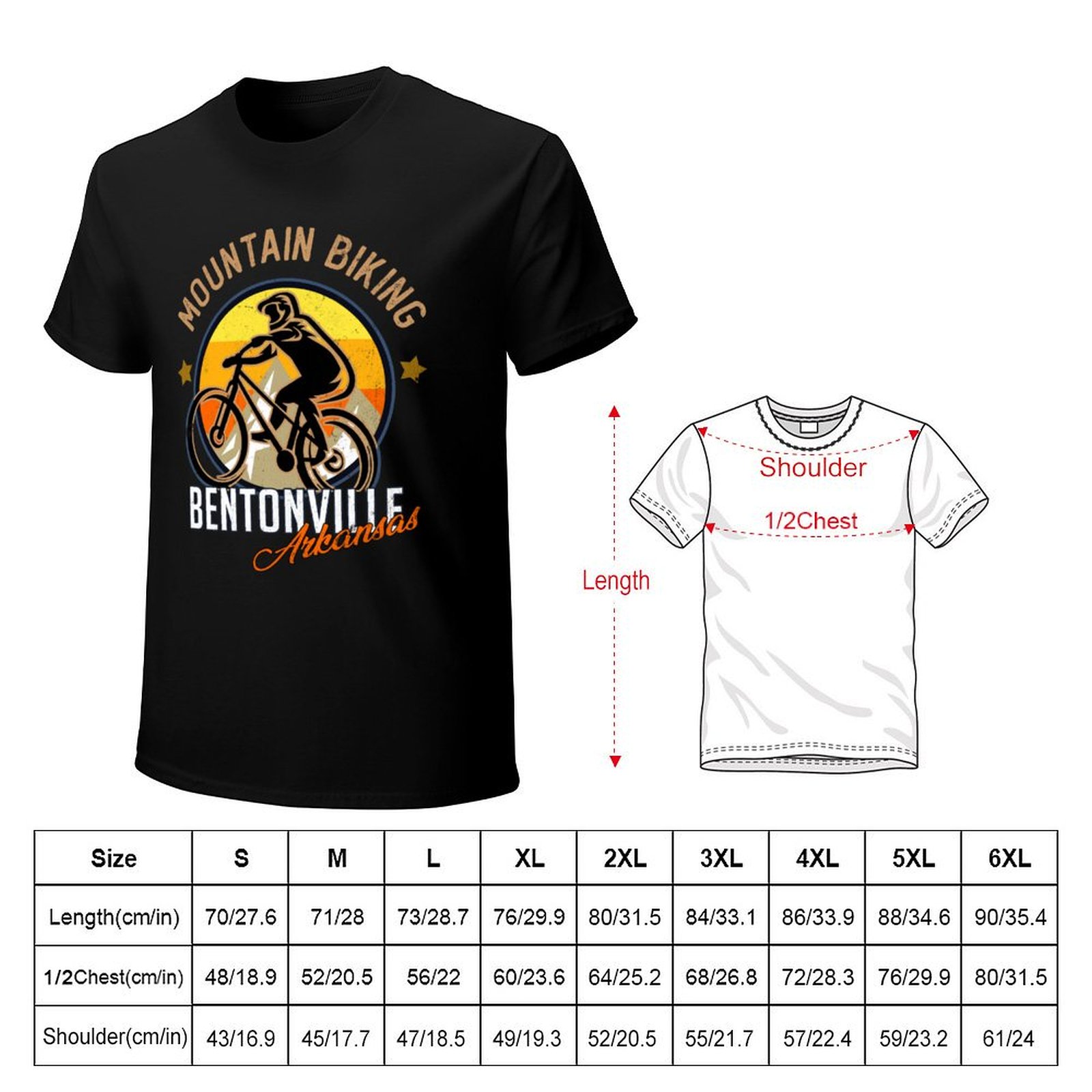 Camiseta de ciclismo de montan - Mountain Biking In Arkansas avaliação e preço